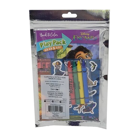 Encanto Backpack 15" Mirabel Madrigal Family w/ Grab -n-Go Play Pack School Set - Picture 10 of 10